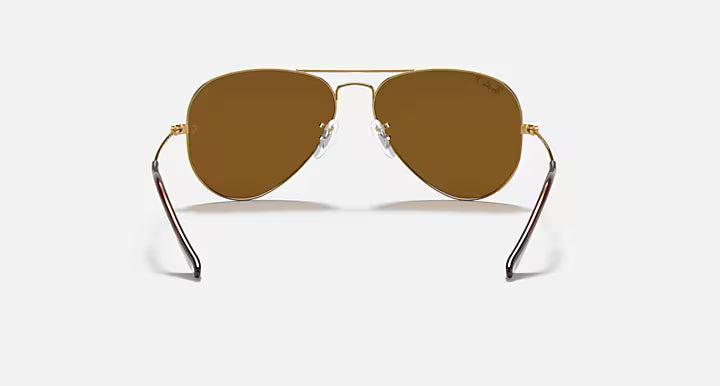 Ray-Ban Aviator Classic - Χρυσά Γυαλιά Ηλίου με Καφέ Φακούς