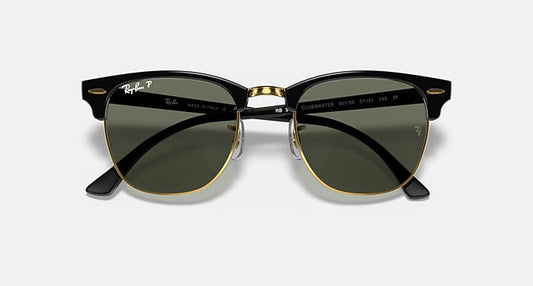 Ray-Ban Clubmaster Black-Gold – Classic design με Polarized φακούς