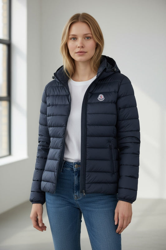 Μπουφάν Moncler Navy Blue Γυναικείο