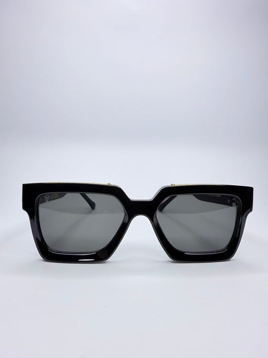 🕶️ Louis Vuitton Γυαλιά Ηλίου Μαύρα με Χρυσές Λεπτομέρειες
